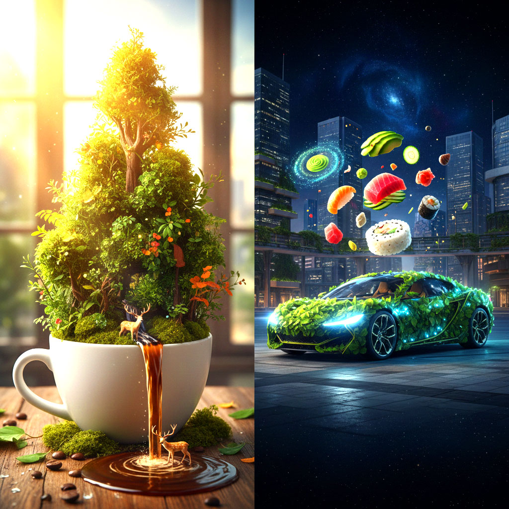 14 промптів для комерційного використання: Товари, Авто та Їжа